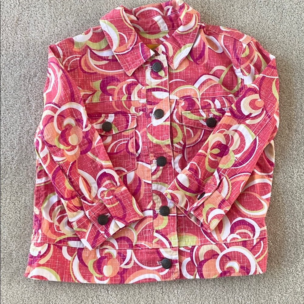 Ruby Road Cropped Button Front Multi ColorJacket - Picture 8 of 10